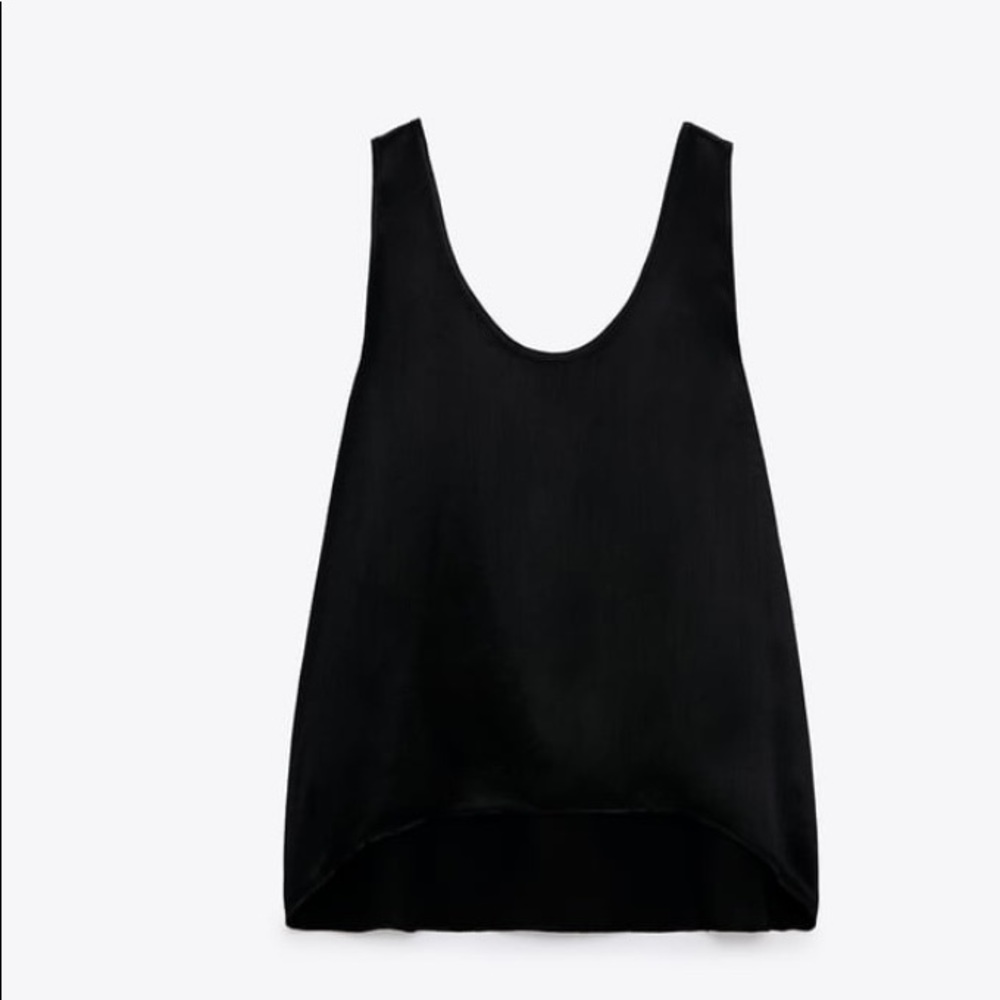 Zara satin top
